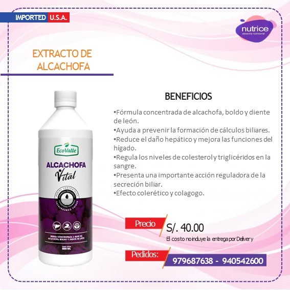 Extracto de alcachofa