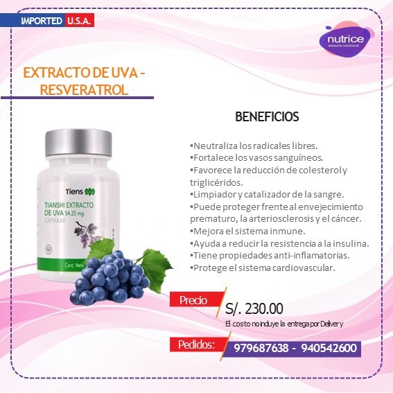 Extracto de uva