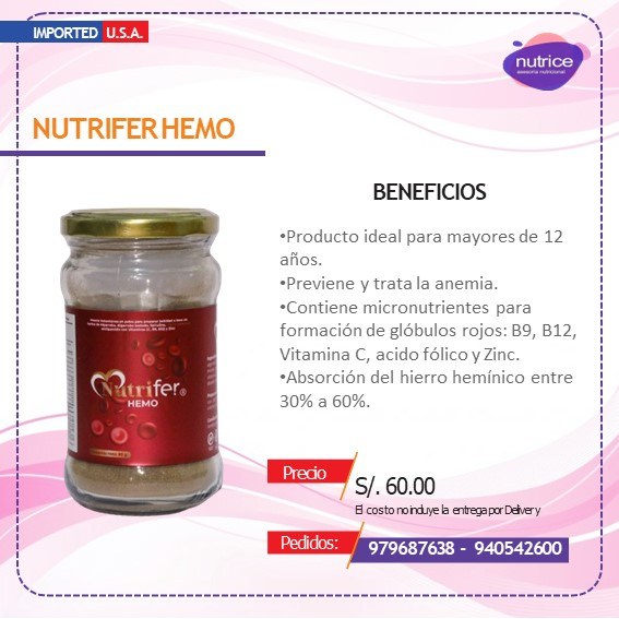Nutri fer hemo