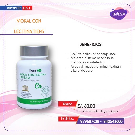 Viocal con lecitina