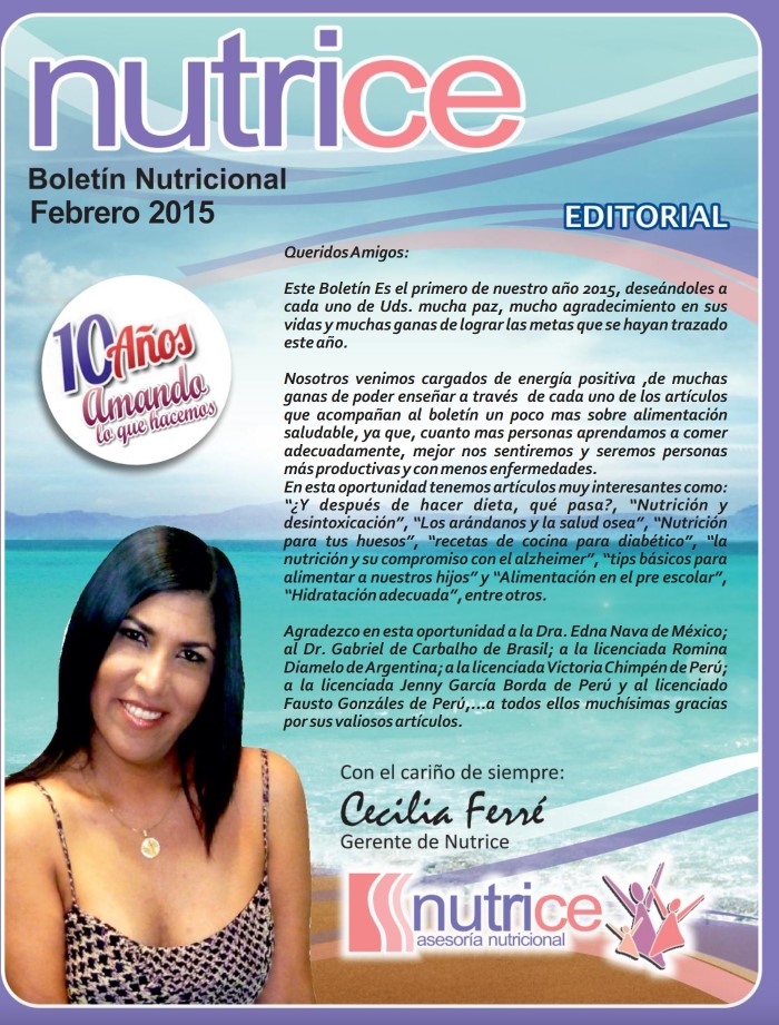 Boletín Nutrice febrero 2015