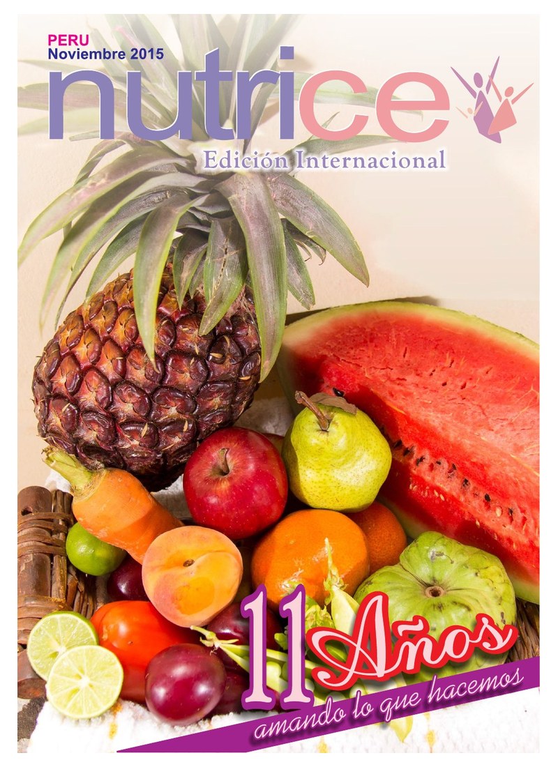 Carátula de Revista Nutrice - Noviembre 2015