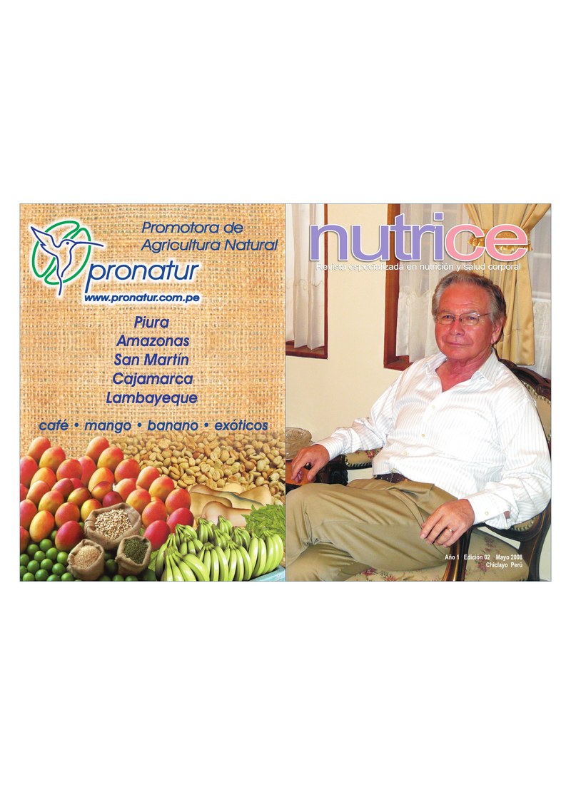 Carátula de Revista Nutrice - Mayo 2008