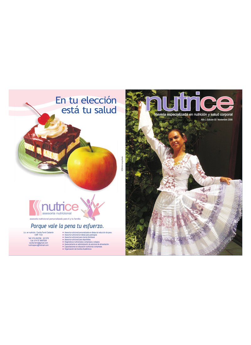 Carátula de Revista Nutrice - Noviembre 2008