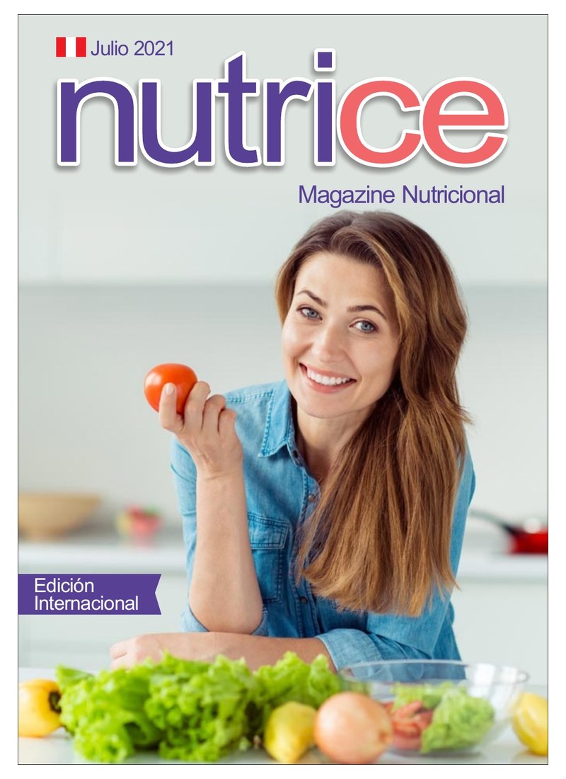 Carátula de Revista Nutrice - Julio 2021