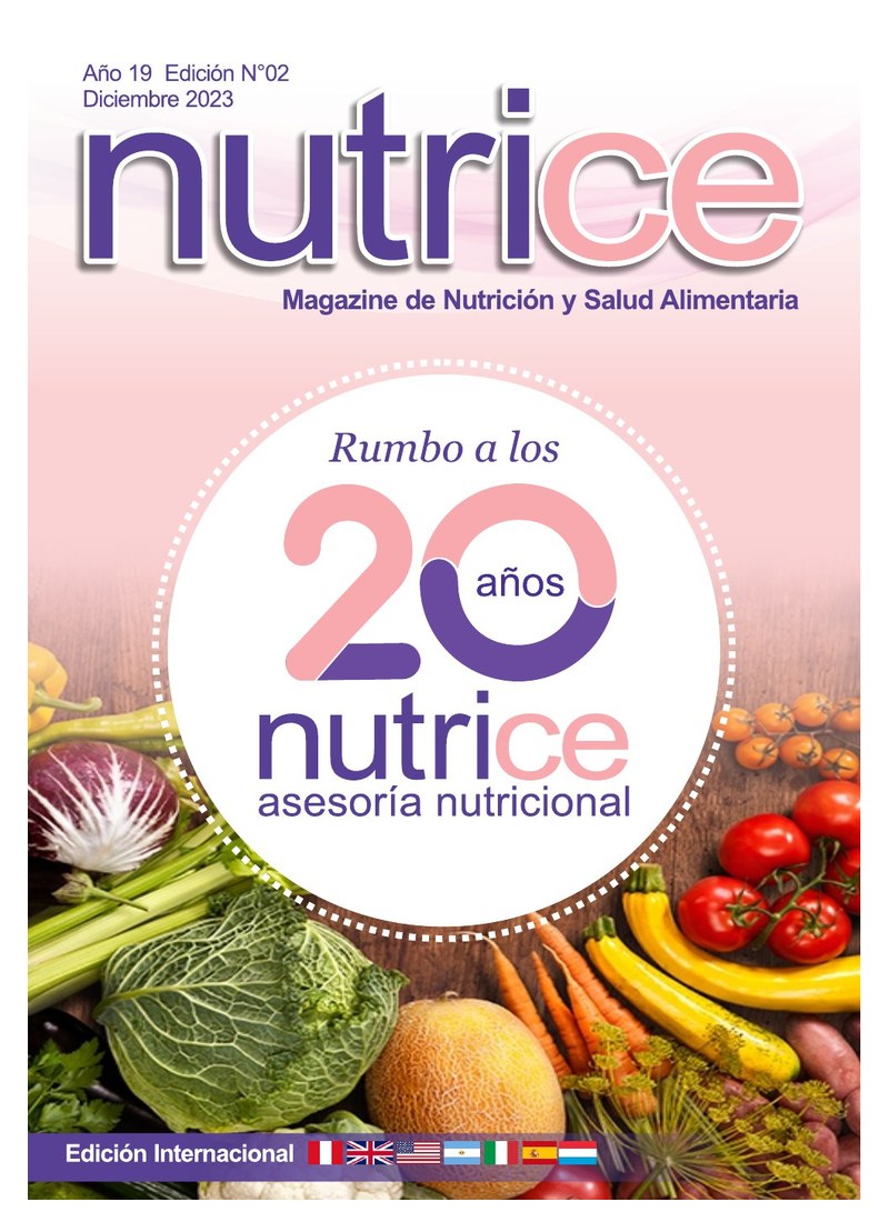 Carátula de Revista Nutrice - 2023