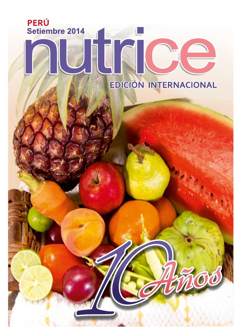 Carátula de Boletín Nutrice - Setiembre 2014