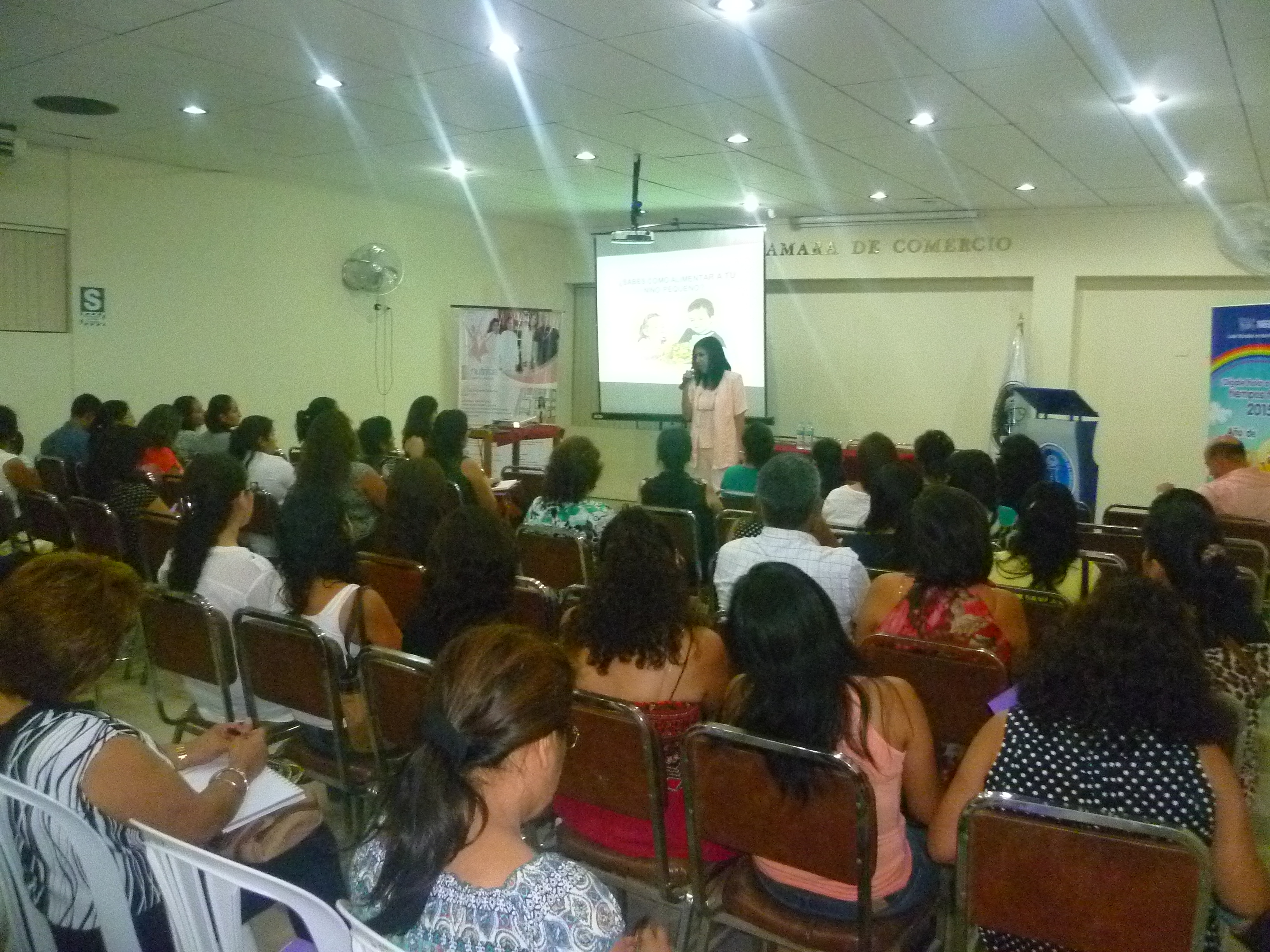 EVENTO CAMARA DE COMERCIO:CONFERENCIA SOBRE ALIMENTACION EN EL NIÑO PRE ESCOLAR HACIA UNA SALUD OPTIMA ,MARZO 2015. ESO VA EN EVENTOS.