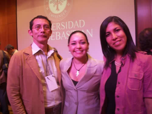 II CONGRESO DE NUTRICION Y ANTIENVEJECIMIENTO SANTIAGO DE CHILE CON LA DRA ADRIANA LOPEZ Y EL LICENCIADO LUIS LINARES octubre 2013.